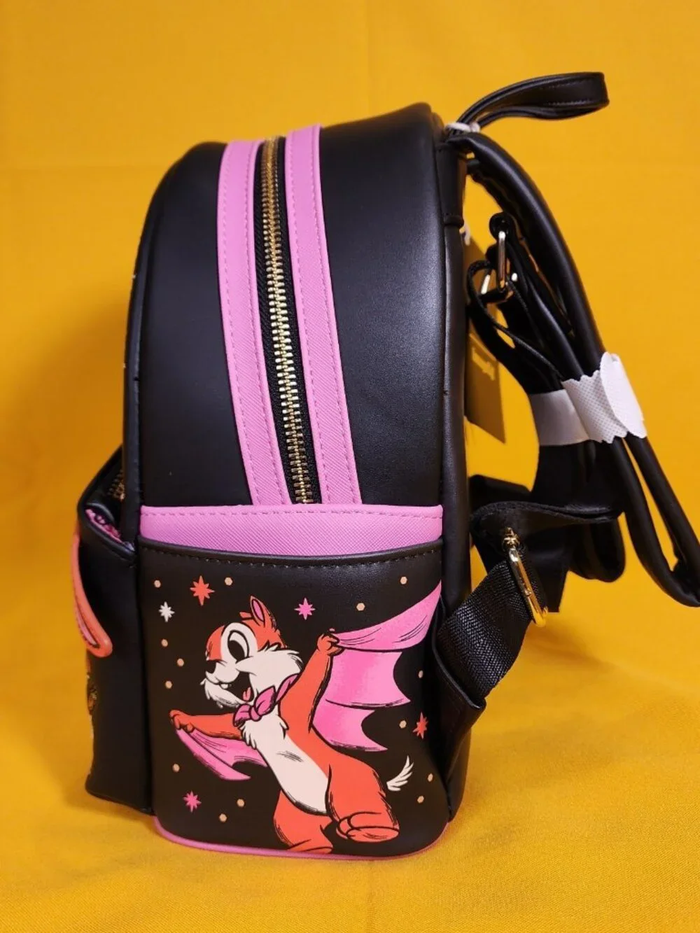 Loungefly Disney Chip N' Dale Bat Costume Halloween Pumpkin Mini Backpack NEW